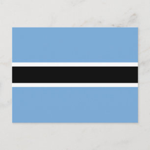 Patriottische vlag van Botswana Briefkaart