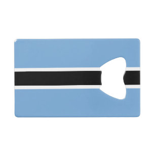 Patriottische vlag van Botswana Creditkaart Flessenopener