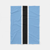 Patriottische vlag van Botswana Fleece Deken (Voorkant)