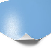 Patriottische vlag van Botswana Foto Afdruk (Hoek)