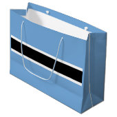 Patriottische vlag van Botswana Groot Cadeauzakje (Voorkant Gekanteld)
