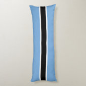 Patriottische vlag van Botswana Lichaamskussen (Achterkant (Verticaal))