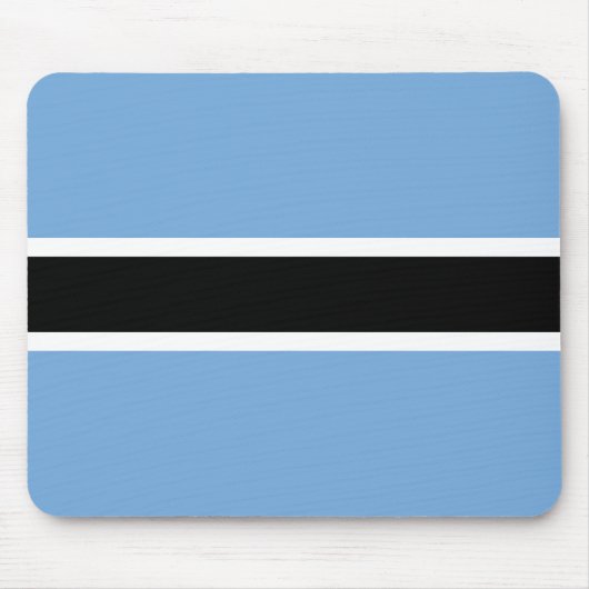 Patriottische vlag van Botswana Muismat (Voorkant)