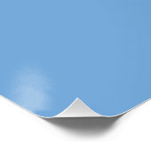 Patriottische vlag van Botswana Perfect Poster (Hoek)