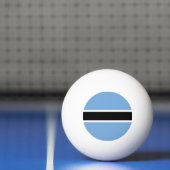 Patriottische Vlag van Botswana Pingpongbal (Net)
