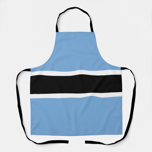 Patriottische vlag van Botswana Schort (Voorkant)