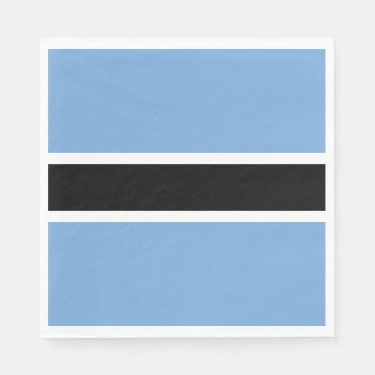 Patriottische vlag van Botswana Servet (Voorkant)