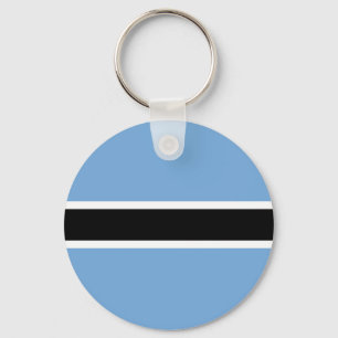 Patriottische vlag van Botswana Sleutelhanger