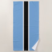 Patriottische vlag van Botswana Strandlaken (Voorkant)