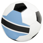 Patriottische vlag van Botswana Voetbal (Drie kwart)