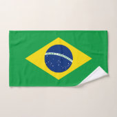 Patriottische vlag van Brazilië Bad Handdoek (Handdoek)