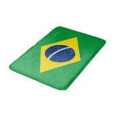 Patriottische vlag van Brazilië Badmat (Gekanteld)