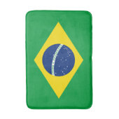 Patriottische vlag van Brazilië Badmat (Voorkant Verticaal)