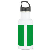 Patriottische vlag van Brazilië Waterfles (Achterkant)