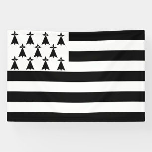 Patriottische vlag van Bretagne Spandoek
