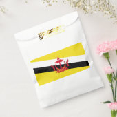 Patriottische vlag van Brunei Bedankzakje (Gezegeld)