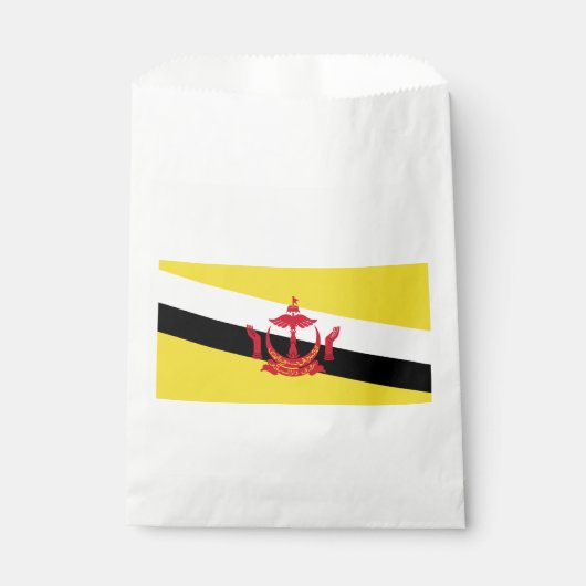 Patriottische vlag van Brunei Bedankzakje (Voorkant)