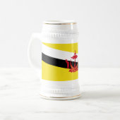 Patriottische vlag van Brunei Bierpul (Voorkant links)
