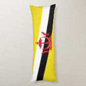 Patriottische vlag van Brunei Lichaamskussen (Achterkant (Verticaal))