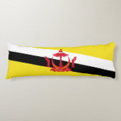 Patriottische vlag van Brunei Lichaamskussen (Voorkant)