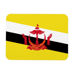 Patriottische vlag van Brunei-magneet Magneet