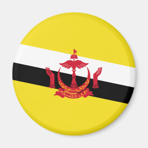 Patriottische vlag van Brunei-magneet Magneet