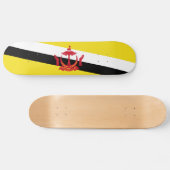 Patriottische vlag van Brunei Persoonlijk Skateboard (Horizontaal)