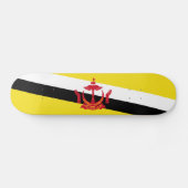 Patriottische vlag van Brunei Persoonlijk Skateboard (Horizontaal)