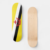 Patriottische vlag van Brunei Persoonlijk Skateboard (Voorkant)