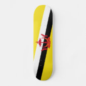 Patriottische vlag van Brunei Persoonlijk Skateboard (Voorkant)