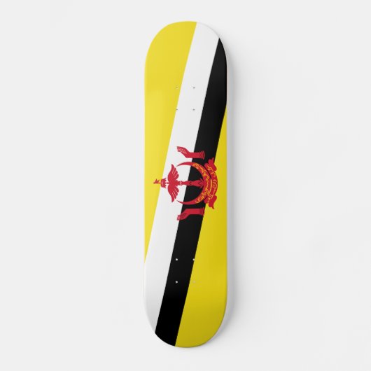 Patriottische vlag van Brunei Persoonlijk Skateboard (Voorkant)