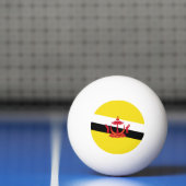 Patriottische vlag van Brunei Pingpongbal (Net)
