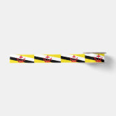 Patriottische vlag van Brunei Satijnen Lint (Voorkant)