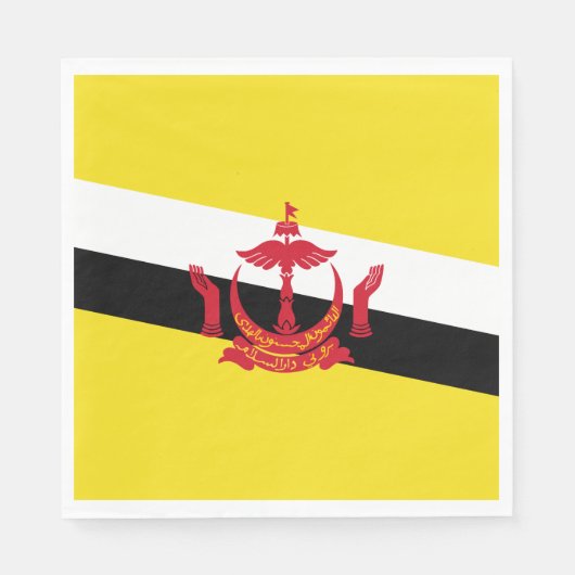 Patriottische vlag van Brunei Servet (Voorkant)