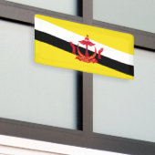 Patriottische vlag van Brunei Spandoek (Buitenkant Gebouw)