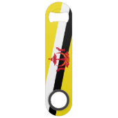 Patriottische vlag van Brunei Speed Flessenopener (Voorkant)