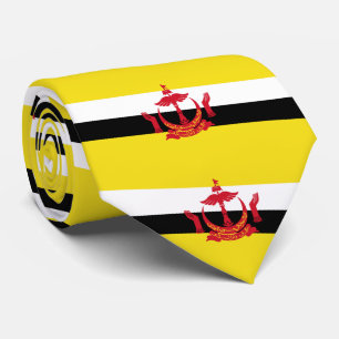 Patriottische vlag van Brunei Stropdas