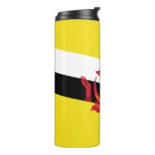 Patriottische vlag van Brunei Thermosbeker (Gedraaid links)