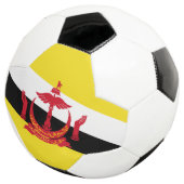 Patriottische vlag van Brunei Voetbal (Drie kwart)