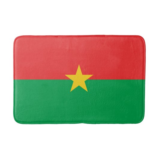 Patriottische vlag van Burkina Faso Badmat (Voorkant)