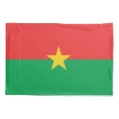 Patriottische vlag van Burkina Faso Kussensloop (Achterkant)