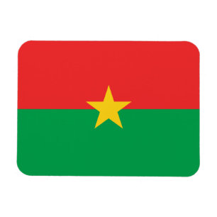 Patriottische vlag van Burkina Faso Magneet