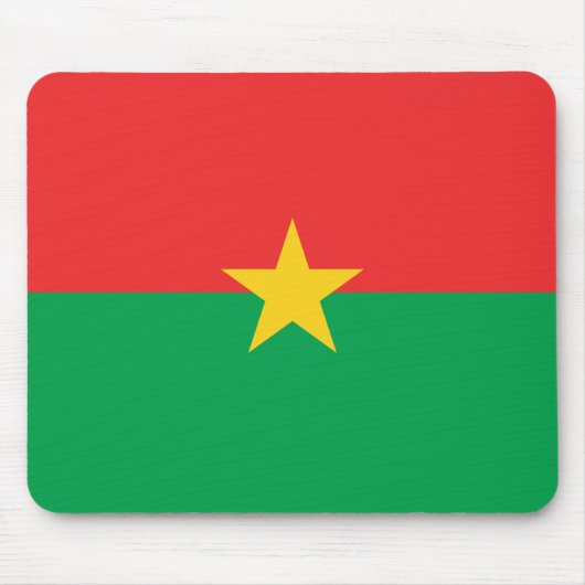 Patriottische vlag van Burkina Faso Muismat (Voorkant)