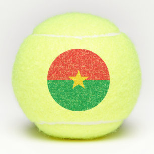 Patriottische vlag van Burkina Faso Tennisballen