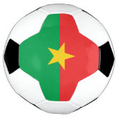 Patriottische vlag van Burkina Faso Voetbal (Gedraaid)