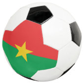 Patriottische vlag van Burkina Faso Voetbal (Drie kwart)