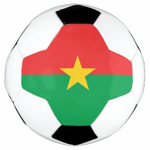 Patriottische vlag van Burkina Faso Voetbal