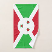 Patriottische Vlag van Burundi Bad Handdoek (Handdoek)