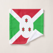 Patriottische Vlag van Burundi Bad Handdoek (Wasdoekje)