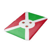 Patriottische Vlag van Burundi Badmat (Gekanteld)